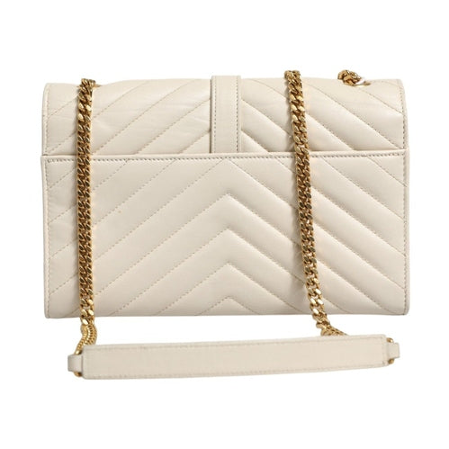 Saint Laurent Envelope Triquilt Medium YSL Shoulder Bag