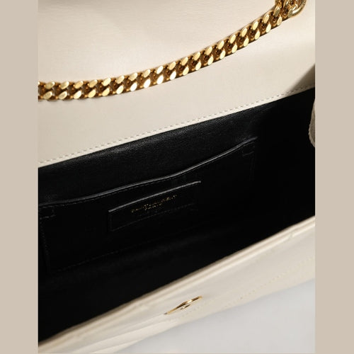 Saint Laurent Envelope Triquilt Medium YSL Shoulder Bag