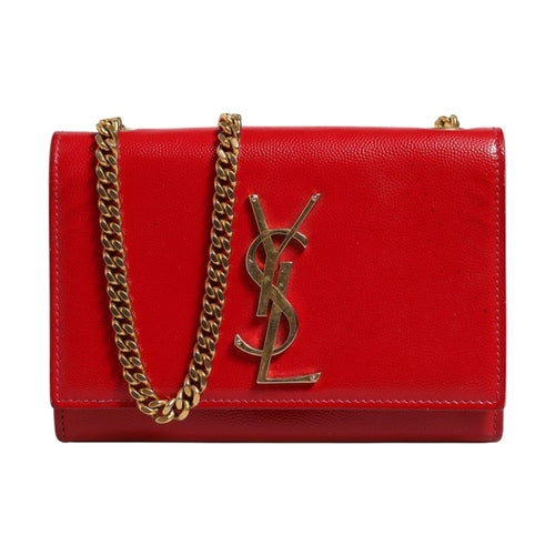 Saint Laurent Kate Red Leather Crossbody Bag