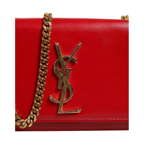 Saint Laurent Kate Red Leather Crossbody Bag