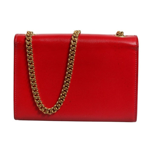 Saint Laurent Kate Red Leather Crossbody Bag