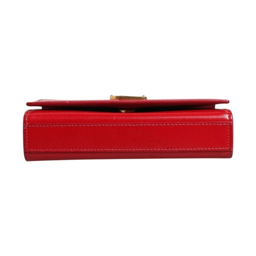 Saint Laurent Kate Red Leather Crossbody Bag