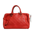 Louis Vuitton Red Monogram Empreinte Speedy Bandouliere 30