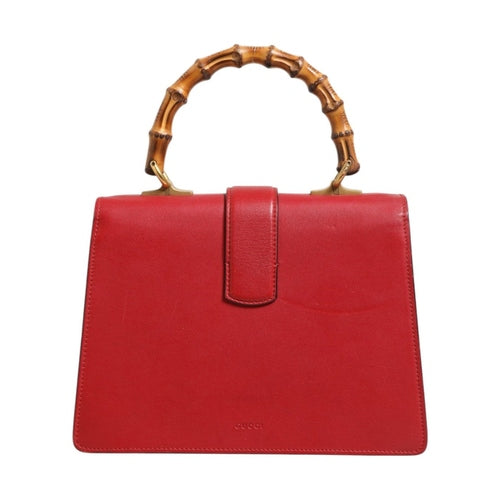 Gucci Dionysus Bamboo Medium Top Handle Bag White Blue Red