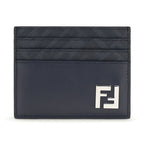 Fendi Blue Leather Wallet