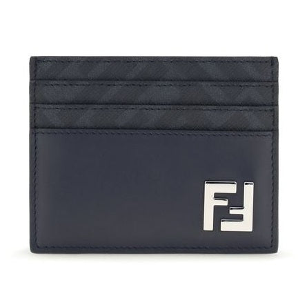 Fendi Blue Leather Wallet