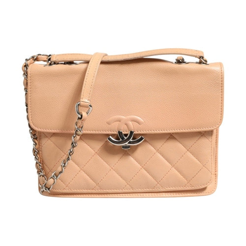 Chanel Goatskin Quilted Small CC Box Flap Bag
