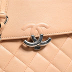 Chanel Goatskin Quilted Small CC Box Flap Bag