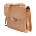 Chanel Goatskin Quilted Small CC Box Flap Bag