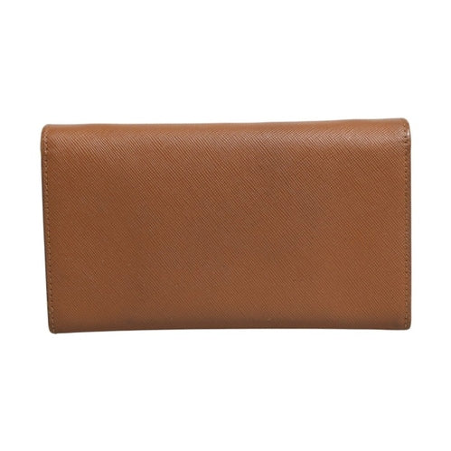 Prada Brown and Gold Wallet Strap