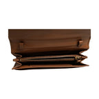 Prada Brown and Gold Wallet Strap