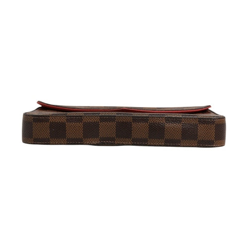 Louis Vuitton Damier Ebene Pochette Felice Chain Wallet
