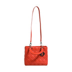 Christian Dior Orange Cannage Lambskin Leather Lady Dior Bag
