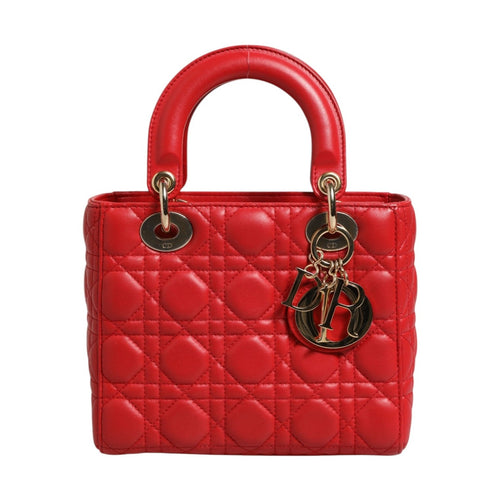 Christian Dior Lady Dior Cannage Leather Handbag