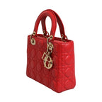 Christian Dior Lady Dior Cannage Leather Handbag