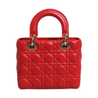 Christian Dior Lady Dior Cannage Leather Handbag