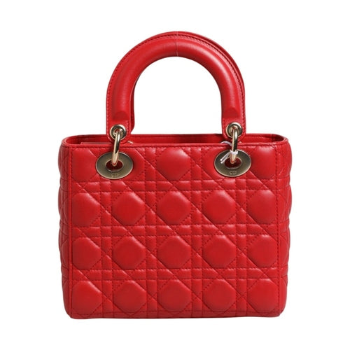 Christian Dior Lady Dior Cannage Leather Handbag