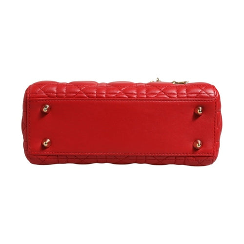 Christian Dior Lady Dior Cannage Leather Handbag