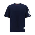 Thom Browne Blue Cotton T-Shirt