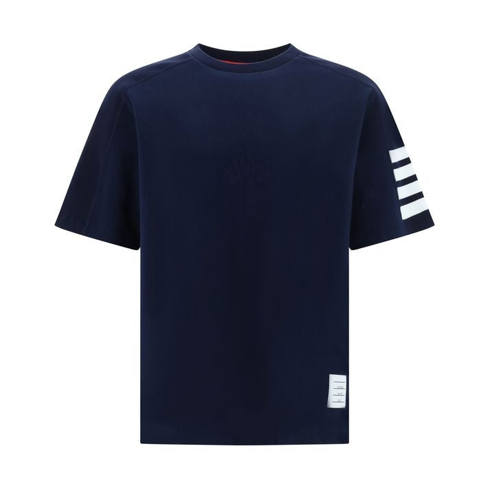 Thom Browne Blue Cotton T-Shirt