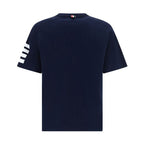 Thom Browne Blue Cotton T-Shirt
