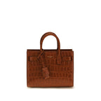 Saint Laurent Brown Calf Leather Bos Taurus Handbag
