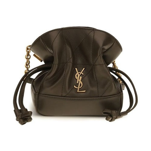 Saint Laurent Bicolor Lamb Ovis Aries Aries Clutch Bag