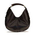 Saint Laurent Brown Calf Leather Bos Taurus Shoulder Bag