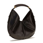 Saint Laurent Brown Calf Leather Bos Taurus Shoulder Bag