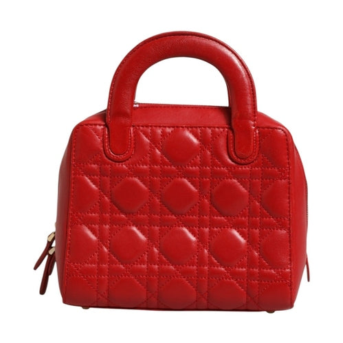 Christian Dior Small Dior Toujours Bag Black Macrocannage Calfskin