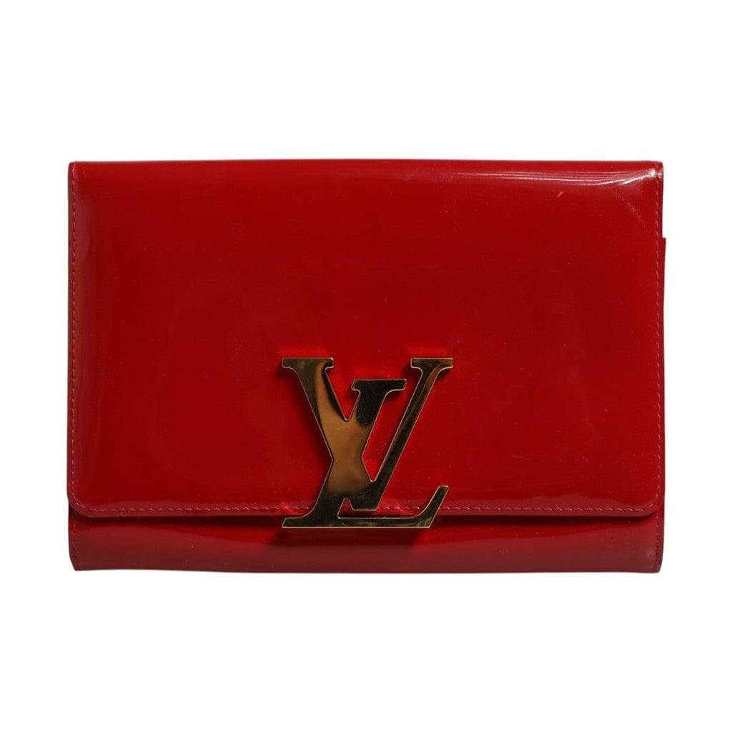 Louis Vuitton Louise PM Red Patent Leather Wallet On Chain