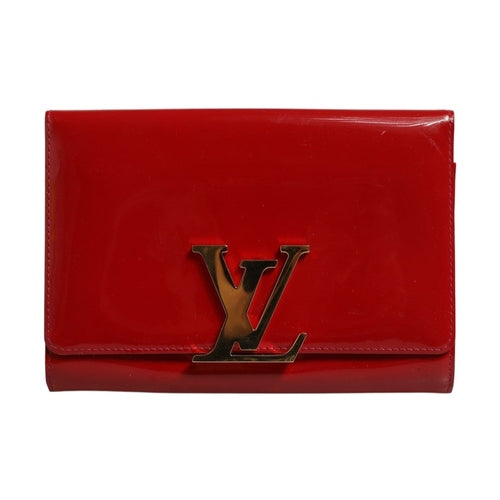 Louis Vuitton Louise PM Red Patent Leather Wallet On Chain