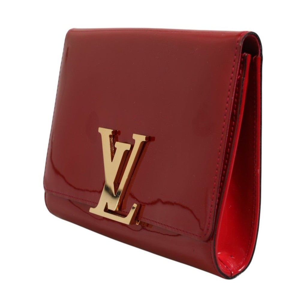 Louis Vuitton Louise PM Red Patent Leather Wallet On Chain