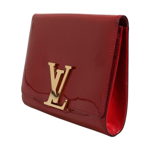 Louis Vuitton Louise PM Red Patent Leather Wallet On Chain