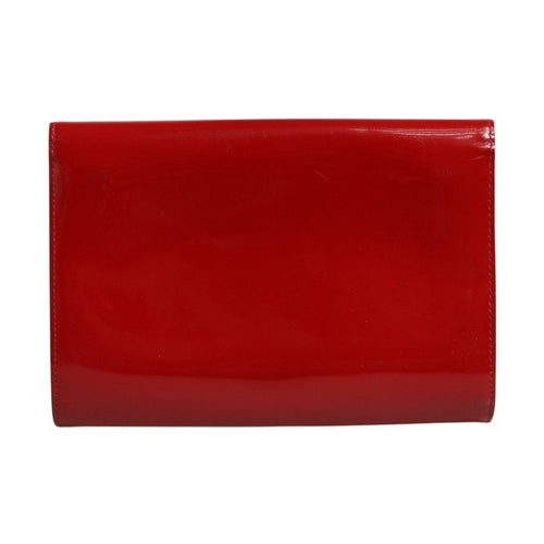 Louis Vuitton Louise PM Red Patent Leather Wallet On Chain