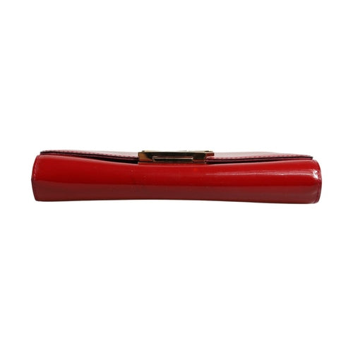 Louis Vuitton Louise PM Red Patent Leather Wallet On Chain
