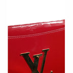 Louis Vuitton Louise PM Red Patent Leather Wallet On Chain