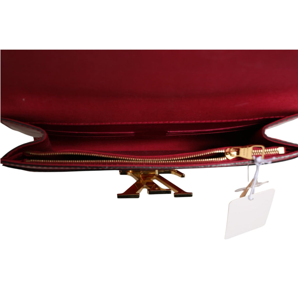 Louis Vuitton Louise PM Red Patent Leather Wallet On Chain