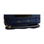 Prada Blue Saffiano Leather Wallet on Chain Clutch Bag