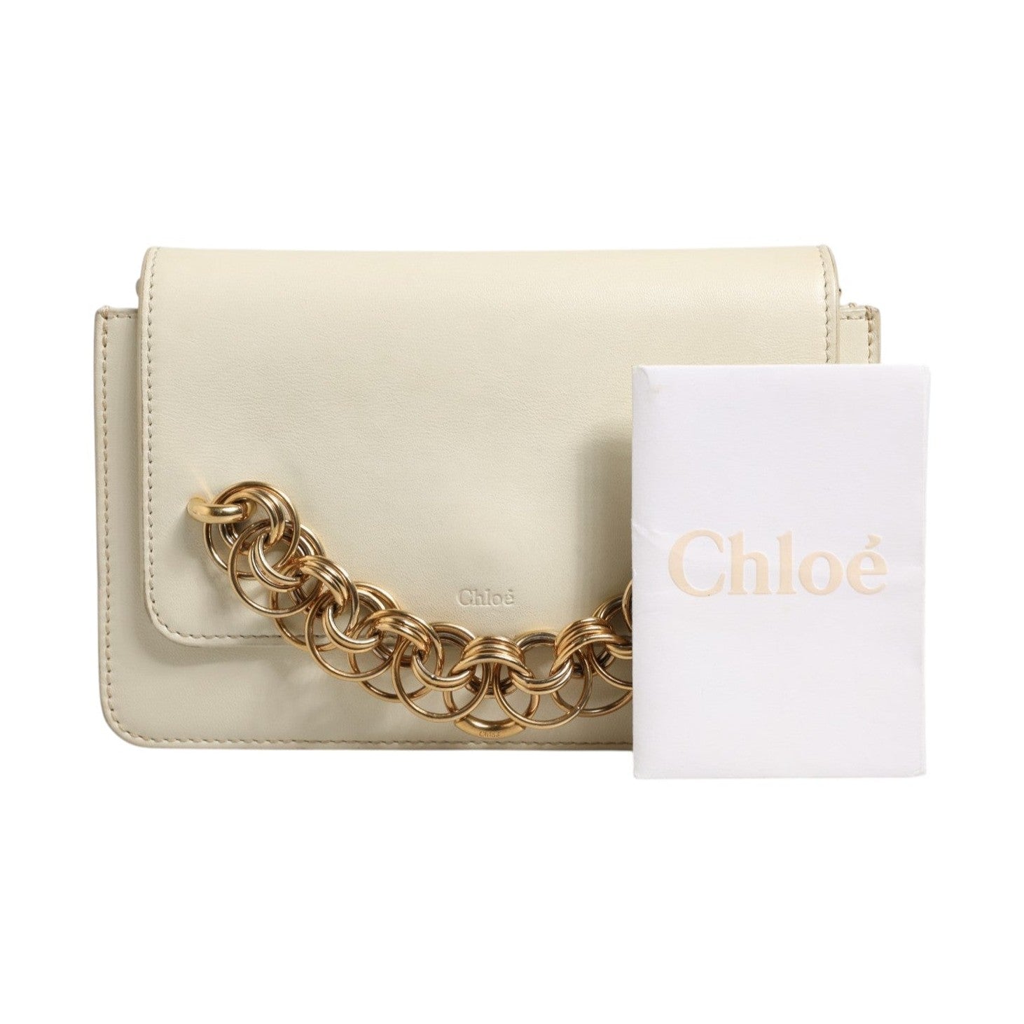 Chloé Drew Bijou Leather Clutch Small