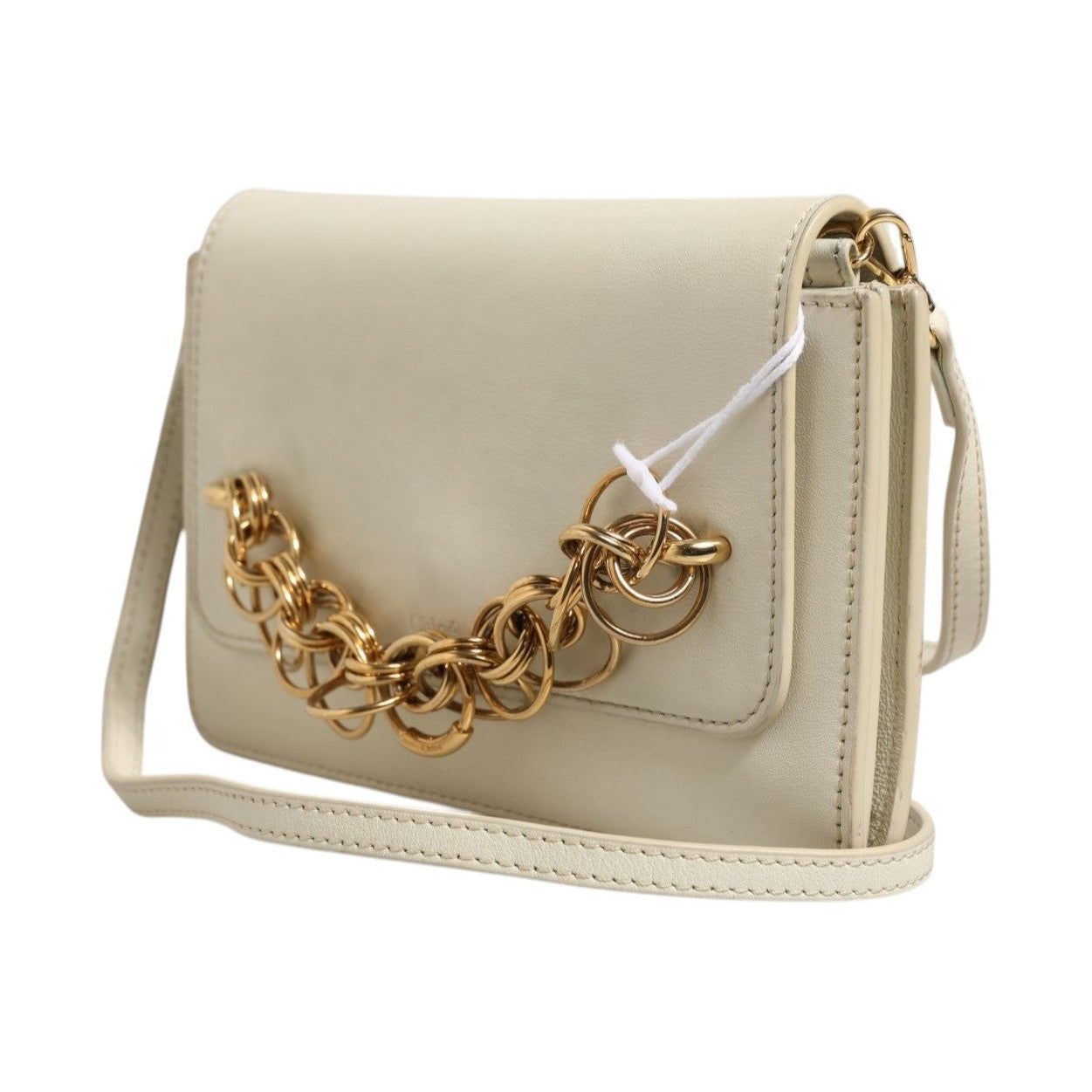 Chloé Drew Bijou Leather Clutch Small