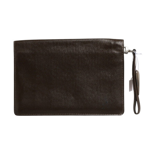 Louis Vuitton Belaia Clutch Taiga Leather