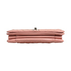 Chanel Small Classic Double Flap Bag Light Pink Chevron
