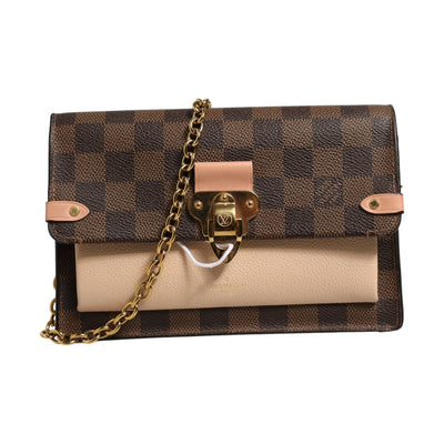 Louis Vuitton Damier Ebene Vavin Chain Wallet