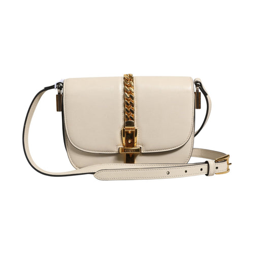 Gucci Sylvie 1969 Mini Leather Shoulder Bag