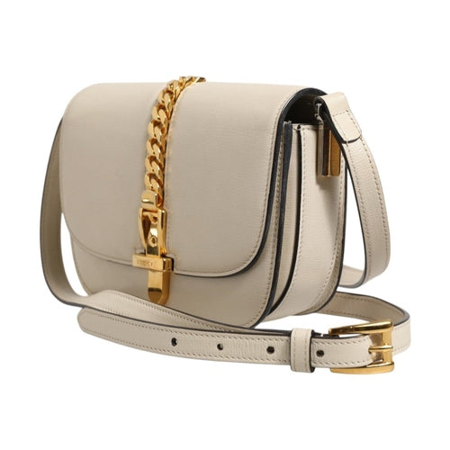 Gucci Sylvie 1969 Mini Leather Shoulder Bag