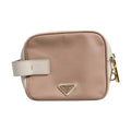 Prada Clay Gray Small Leather Shoulder Bag