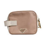 Prada Clay Gray Small Leather Shoulder Bag
