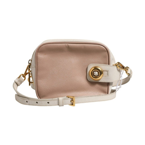 Prada Clay Gray Small Leather Shoulder Bag