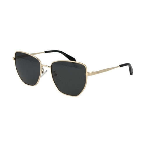 Polaroid Gold Metal Sunglasses